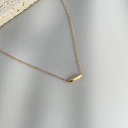 14kgf Gold Bead Necklace 1枚目の画像