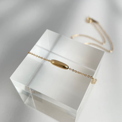 14kgf Gold Bead Necklace 4枚目の画像