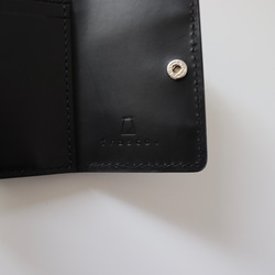 Slim mini wallet / black 9枚目の画像