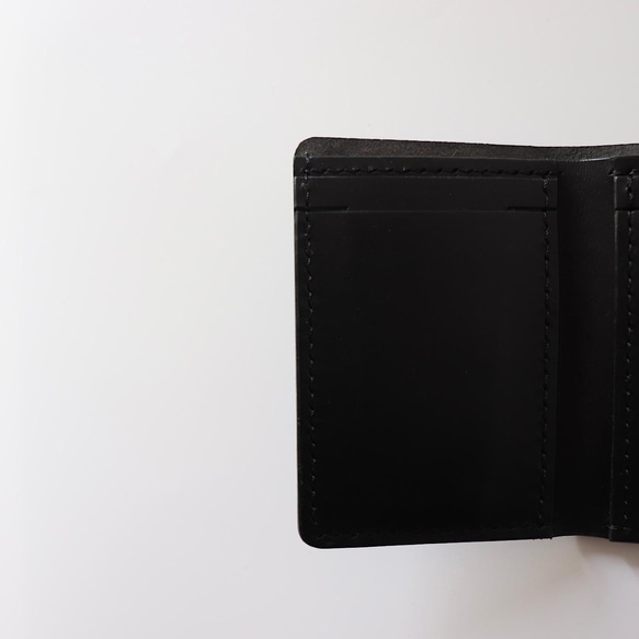 Slim mini wallet / black 8枚目の画像