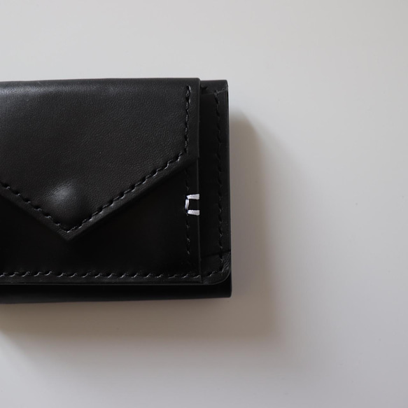 Slim mini wallet / black 13枚目の画像