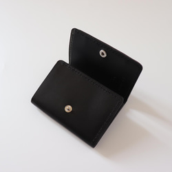 Slim mini wallet / black 14枚目の画像