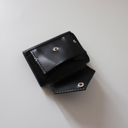 Slim mini wallet / black 11枚目の画像