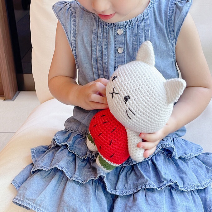 E*n様 迷子の子ねこちゃんの編みぐるみ◎ 編みぐるみ ねこ あみぐるみ 出産祝い おもちゃ 男の子 女の子