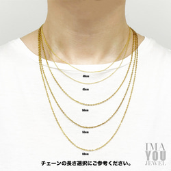 Coin Necklace *金属アレルギー対応【選べる2色】IMN04 6枚目の画像