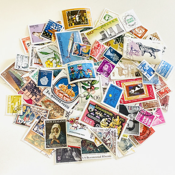 外國郵票/舊郵票 D 100 張 | 古董/復古 第3張的照片