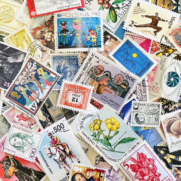 外國郵票/舊郵票 D 100 張 | 古董/復古 第2張的照片