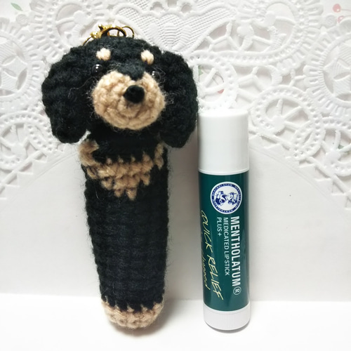 あみぐるみ リップケース ダックスフンド その他ケース mikan-ya 通販