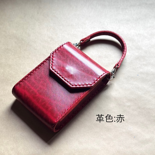 受注製作※ 革のタバコケース タバコ＆ライターケース ルガトショルダー