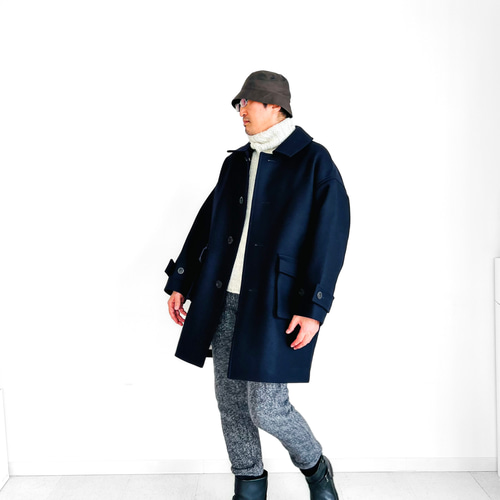 メンズ【men's】 最上質ジロンラムウール素材 ビッグシルエット