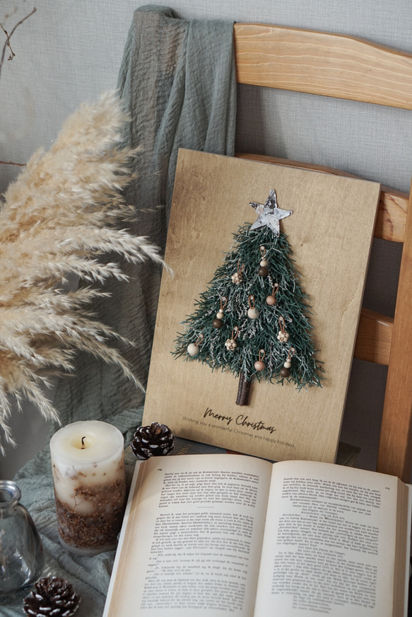 木を楽しむクリスマスツリーボード 3枚目の画像