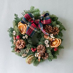 ブルーバード リース（フルリース） クリスマスリース フラワーリース