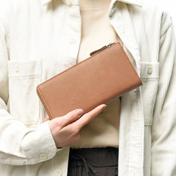 【限量庫存清倉特賣】全皮長款錢包，L型拉鍊，紅色，Outlet_HAW009-MO 第19張的照片