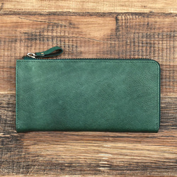 【限量庫存清倉特賣】全皮長款錢包，L型拉鍊，紅色，Outlet_HAW009-MO 第12張的照片