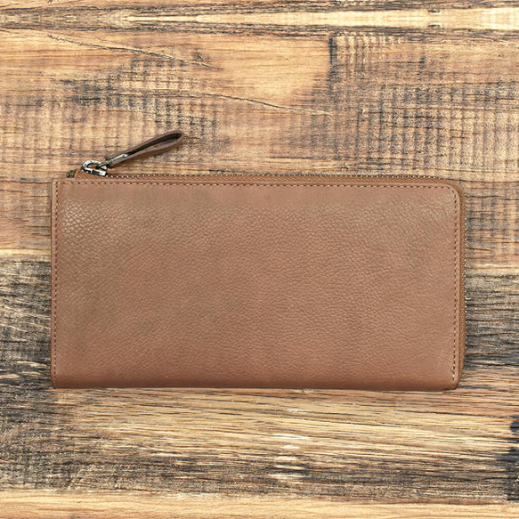 【限量庫存清倉特賣】全皮長款錢包，L型拉鍊，紅色，Outlet_HAW009-MO 第18張的照片