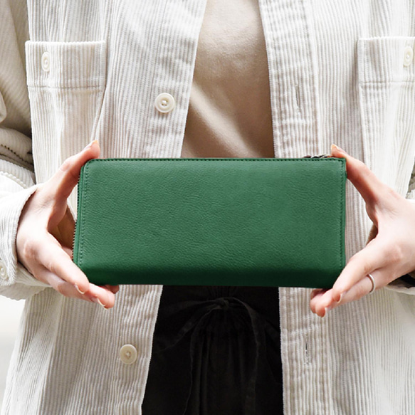 【限量庫存清倉特賣】全皮長款錢包，L型拉鍊，紅色，Outlet_HAW009-MO 第13張的照片