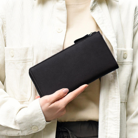 【限量庫存清倉特賣】全皮長款錢包，L型拉鍊，紅色，Outlet_HAW009-MO 第15張的照片