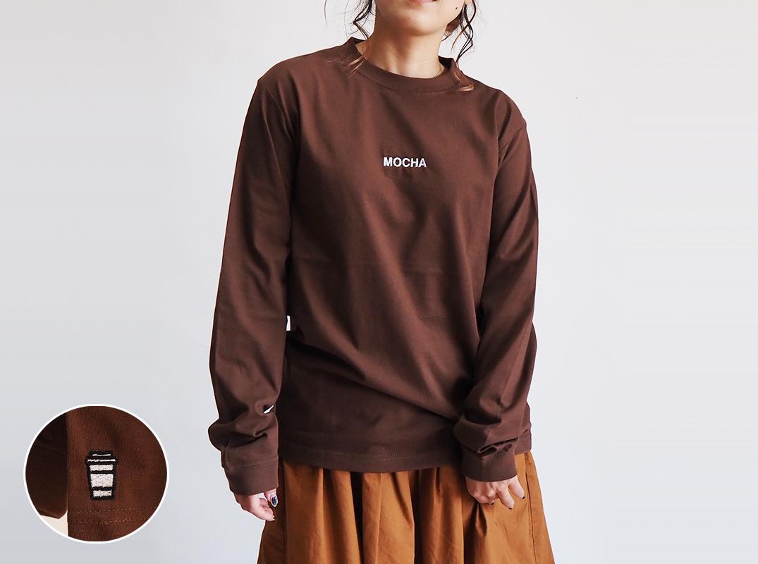 ブラウン Novelbright ロングスリーブTシャツ Mサイズ