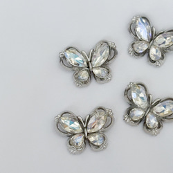 クリスマス☆レジン シャカシャカ シェイカー 星 ビーズ パール