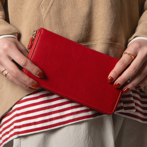 在庫限りの特選SALE】財布 長財布 本革 レザー ラウンドファスナー 大