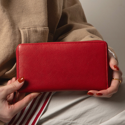 在庫限りの特選SALE】財布 長財布 本革 レザー ラウンドファスナー 大