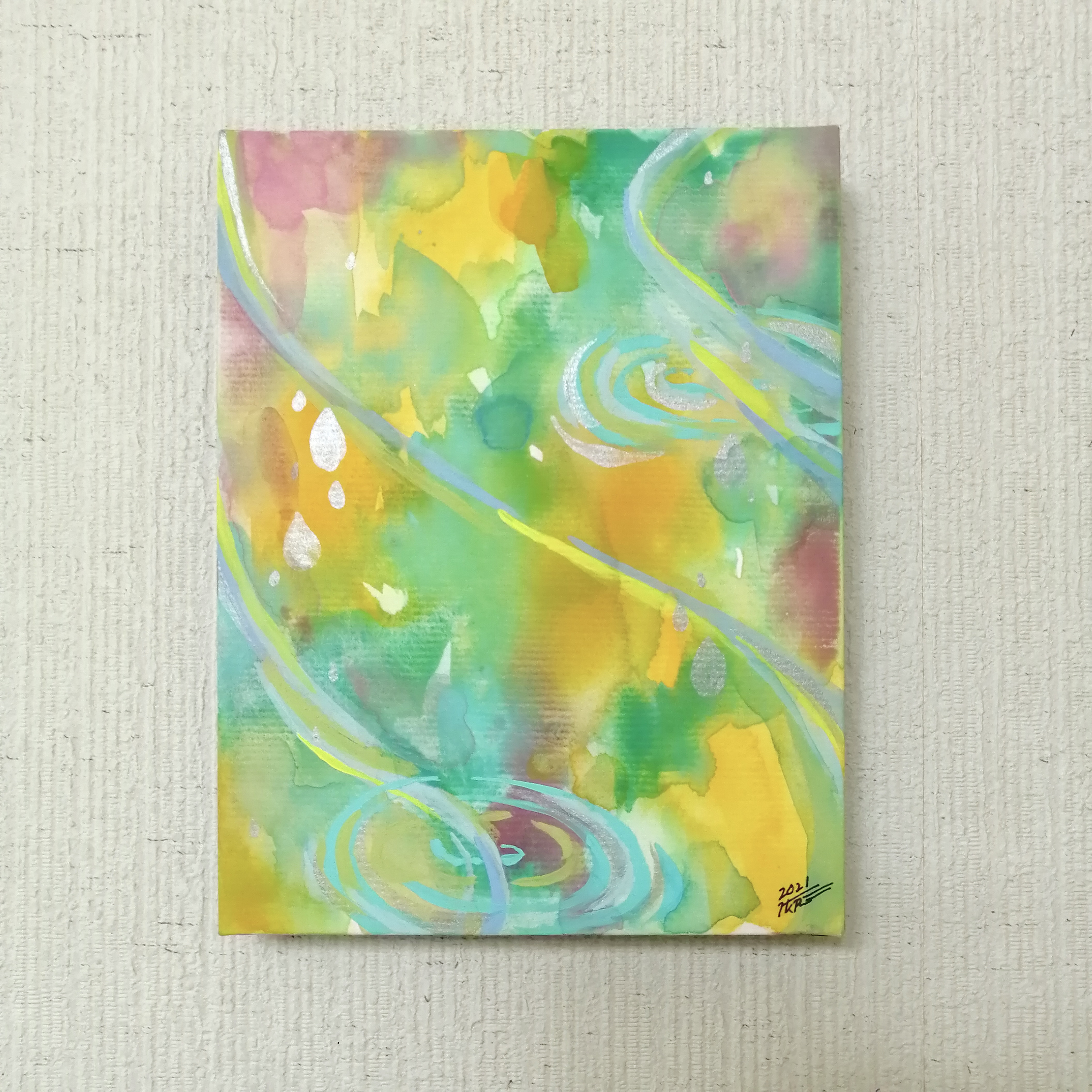 透明水彩画原画一点物〜自由にどこまでも