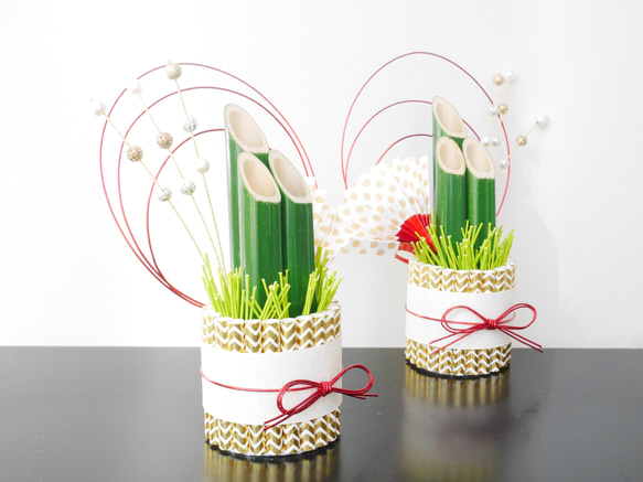 2023年 お正月飾り 門松セット/金赤 その他インテリア雑貨 atelier