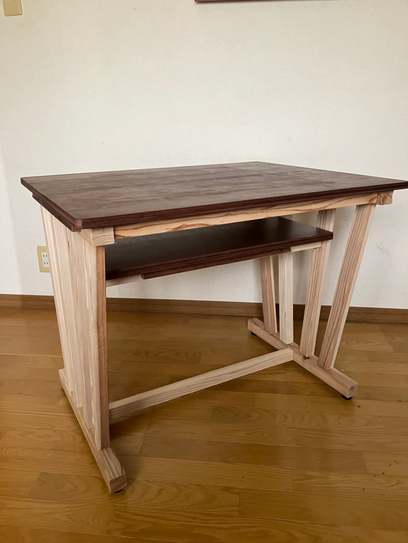 Shell 03 dining table for 2 people   木製ダイニングテーブル　2人用　 17枚目の画像