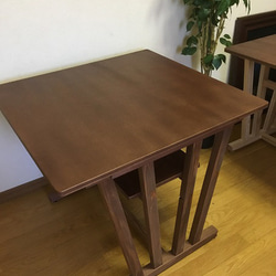 Shell 03 dining table for 2 people   木製ダイニングテーブル　2人用　 8枚目の画像