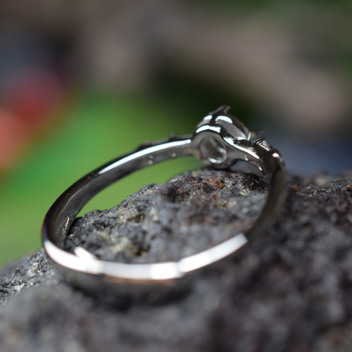 RG23-2 上品 3.5x3.5mm~4.2x4.2mm ミニ ファセット 台座 リング枠