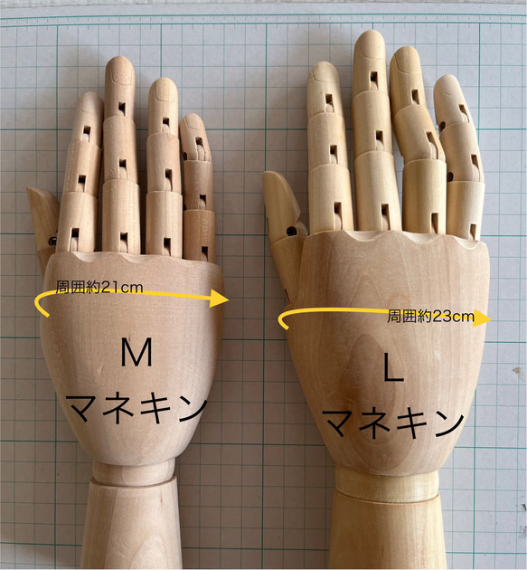 シンプル　クシュっとハンドウォーマー 9枚目の画像