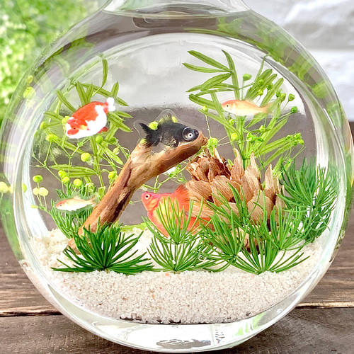 オンライン ショップハンドメイド - ハーバリウム〜癒しのお魚