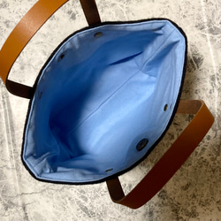 【新作】【カラーが選べる】冬にピッタリ　フェルト生地のミニトートバッグ【受注生産】サイズアップできます 6枚目の画像