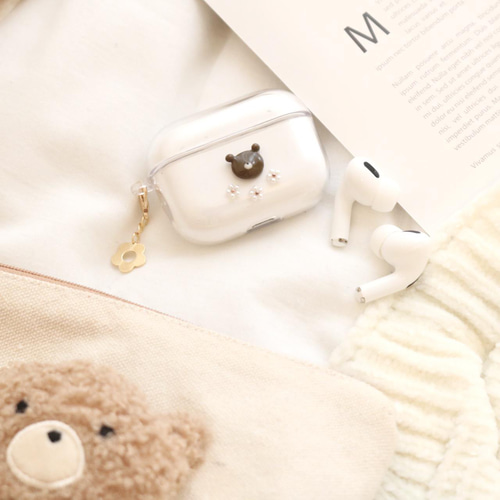 新シリーズ♡】AirPodsケース AirPodsproケース くまちゃん♡くま