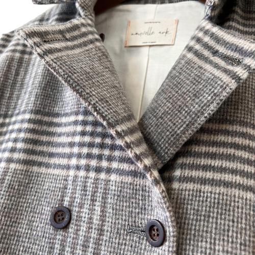 メンズ【men's】《グレージュ色》S100原料最上質ラムウール素材