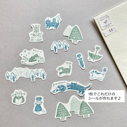 推薦【熱門商品】及紙貼紙，明信片大小，12張 第2張的照片