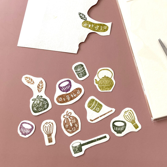 推薦【熱門商品】及紙貼紙，明信片大小，12張 第7張的照片