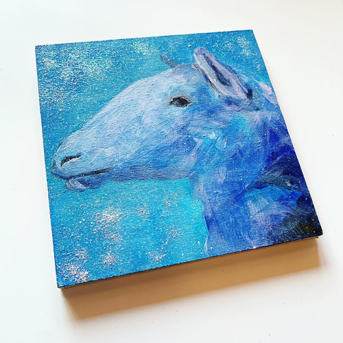 絵　絵画　原画　インテリア 猫の絵 絵画 原画 油絵風アクリル画 ハンドメイド painting 絵画
