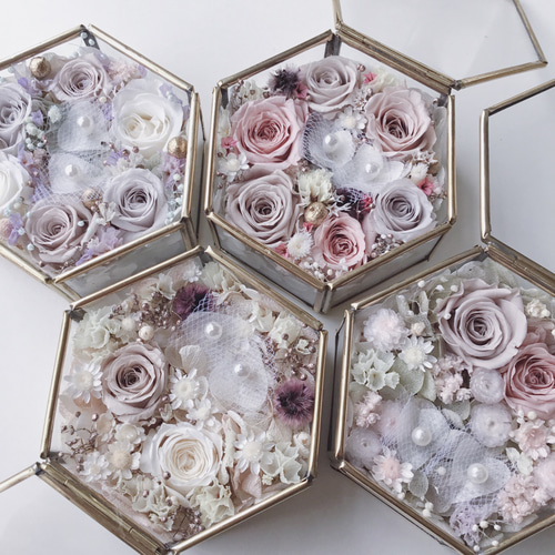 セピア色の写真・約束のとき】リングピロー・プリザーブド