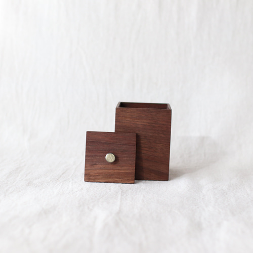 ウォールナット　小物入れ 木製小物入れ〈ウォールナット〉 フリーボックス・小物入れ kz works