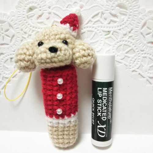 あみぐるみ リップケース トイプードル その他ケース mikan-ya 通販