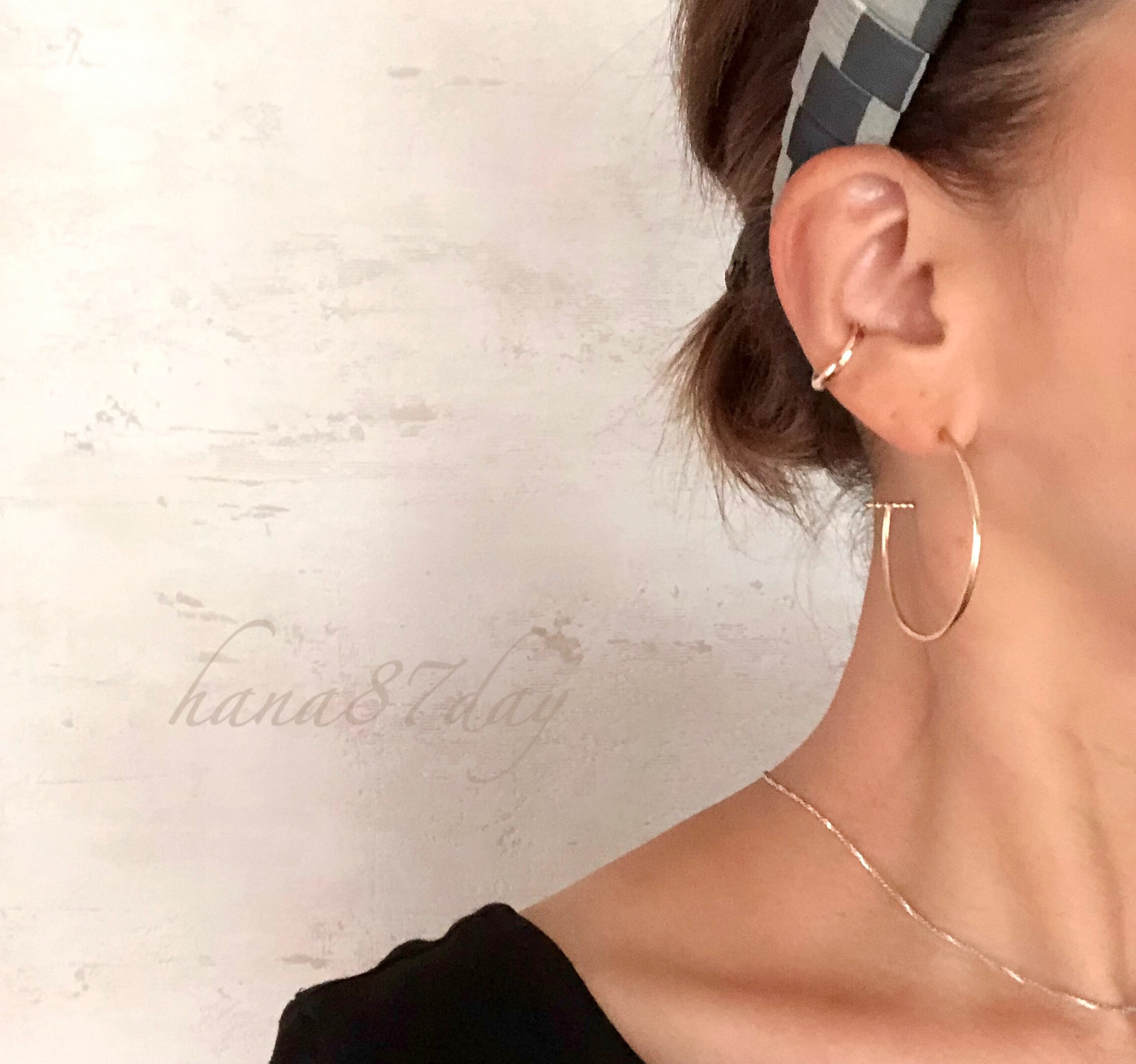 【受注制作】14kgf シンプルこそ拘る‼︎丁度いいイヤーカフ 　ゴールド