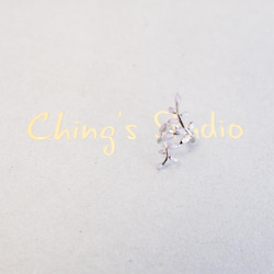 「蔓」-純銀藤蔓造型耳骨夾（客訂） 第1張的照片