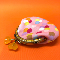 Nana手縫いのがま口：はでなバルーン 繽紛氣球口金包/零錢包 第3張的照片