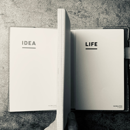 手縫】ジブン手帳A5スリム用チョコ色本革手帳カバー※ IDEA/LIFE