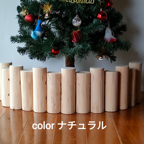 クリスマスツリー足元隠しハンドメイド陶器風即購入不可