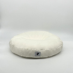 羽毛を使った高級円形ペットベッド　羽毛クッションベッド＋専用カバーセット 11枚目の画像