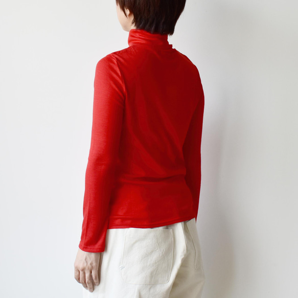 インナーからあたたかく身体を包む、グランディッチウールタートル〔SOT091F〕 