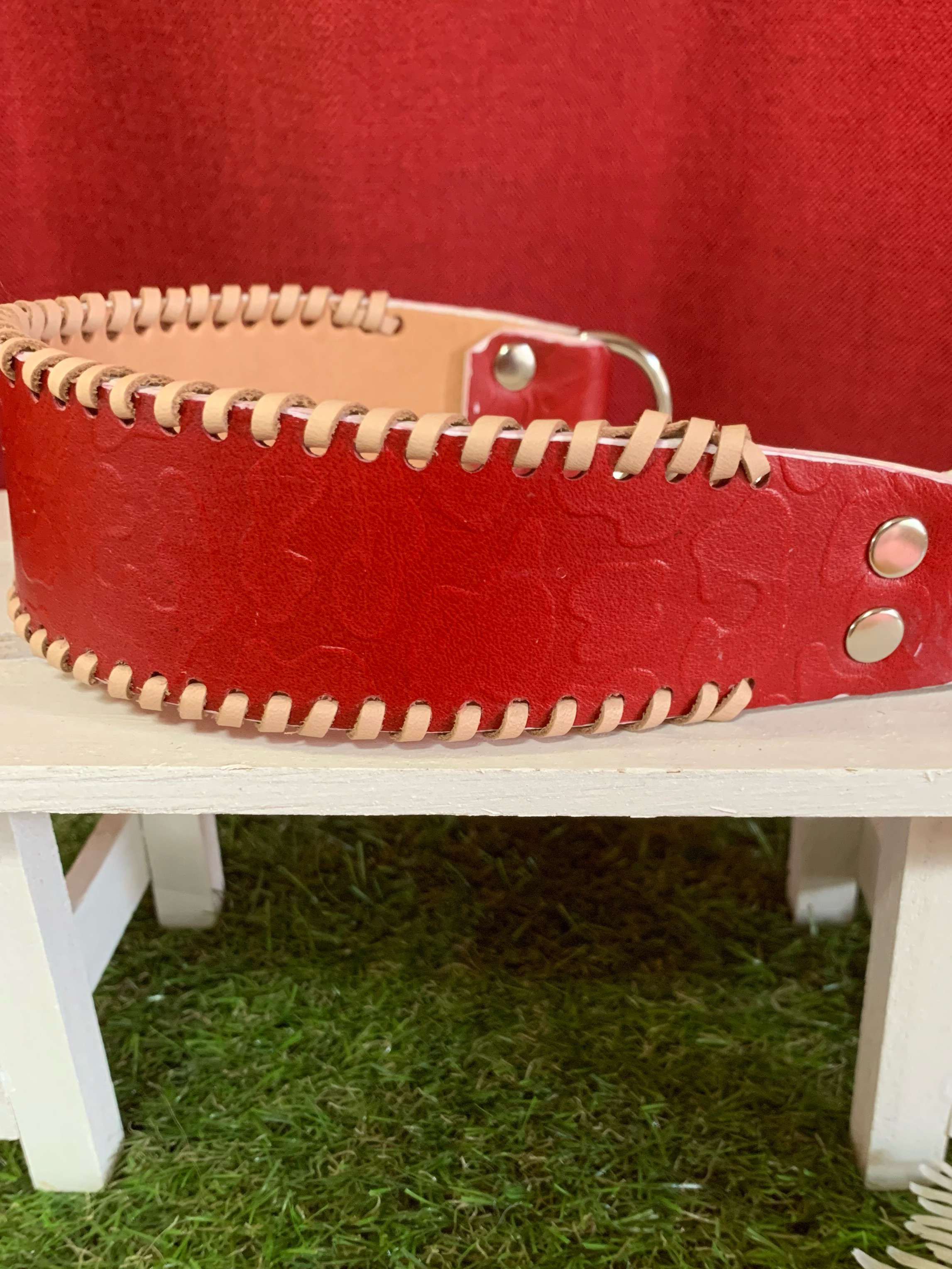 犬の本革ハーフチョークNo.61(大型犬)