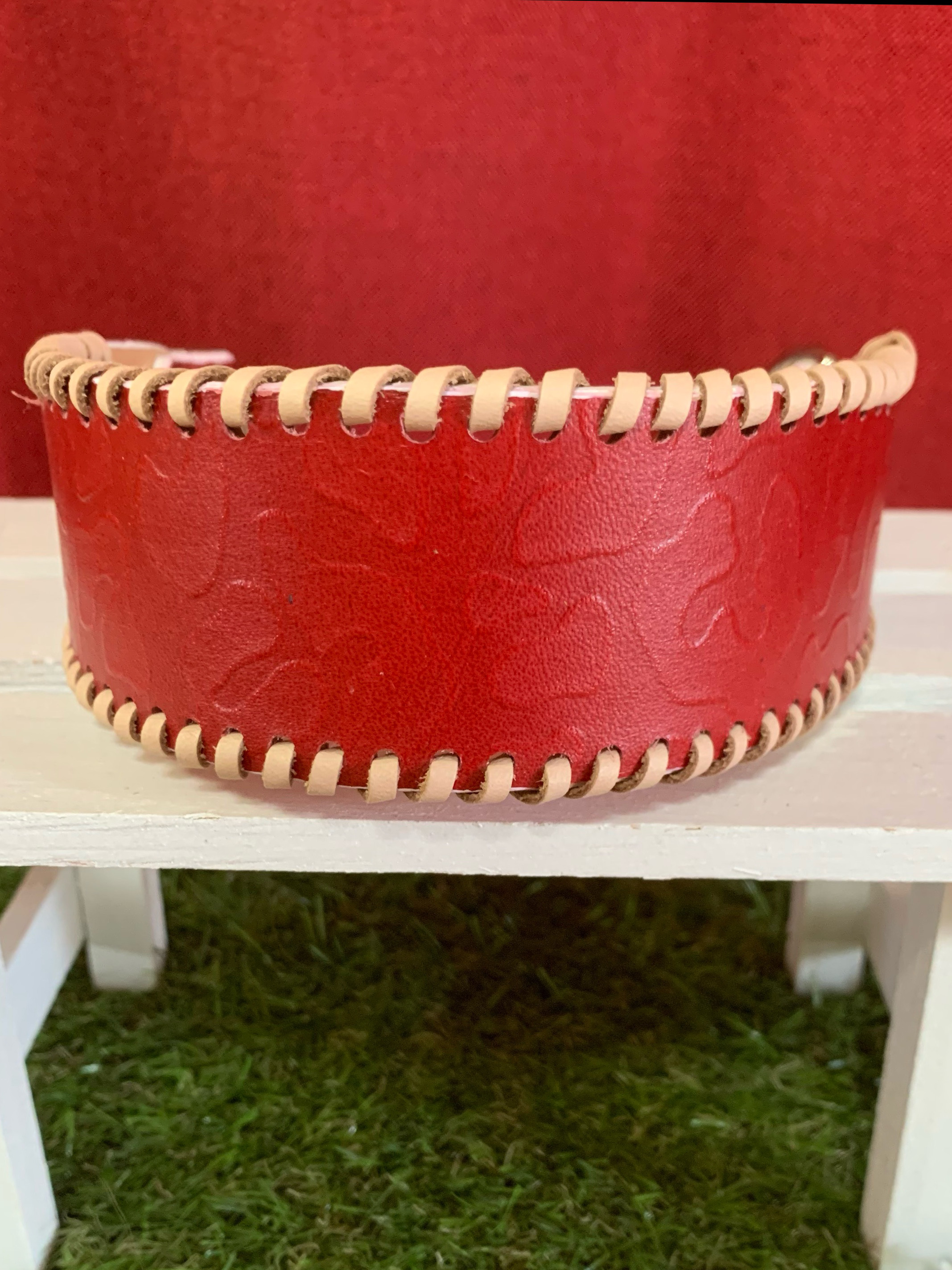 犬の本革ハーフチョークNo.61(大型犬)